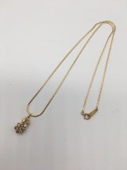 K18 スクリュー ネックレス ピアス セット まとめ イヤリング ツイスト 