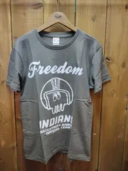 オリジナルキャラクター★ヘルメットNUCK★　Ｓサイズ　半袖Ｔシャツ　チャコール　ゆるキャラ　ラクガキ風　バックプリント　BACKSTREET MARKET