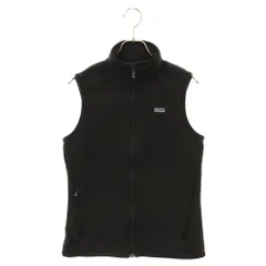 PATAGONIA (パタゴニア) 12年製 ワンポイントロゴ ジップアップ ベターセーターベスト レディース ブラック 25885