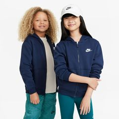 希少/90s】NIKE キッズ ナイロンジャケット ネイビースウッシュ95cm 