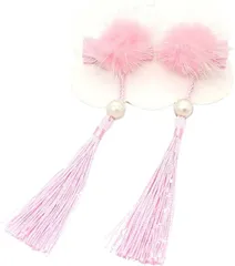 Parhumsin チャイナ 髪飾り お団子カバー ヘアアクセ チャイナお団子(桃)