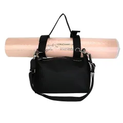 新品 ロンシャン LONGCHAMP ショルダーバッグ ル プリアージュ エナジー ヨガバッグ Mサイズ ブラック