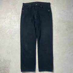 90年代 トルコ製 Levi's ユーロリーバイス 501 ストレート ブラックデニムパンツ メンズW34 【SS2506】