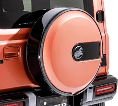 【M's】 スズキ JC74 ジムニーノマド 5ドア (2025.4-) DAMD little G. ADVANCE スペアタイヤカバー ブラックバンド ダムド リトルG アドバンス ジムニー ノマド エアロ パーツ 部品 (※納期1.5-3.5ヵ月)