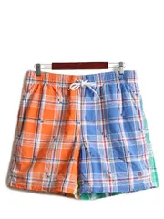 【お得なクーポン配布中!】 00s トミーヒルフィガー クレイジー パターン チェック ショートパンツ L