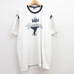 XL/古着 ナイキ NIKE 半袖 ビンテージ Tシャツ メンズ 00s HBI 大きいサイズ クルーネック 白 ホワイト 25jul24 中古