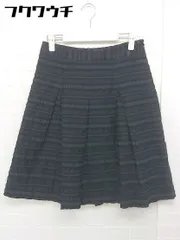 ◇ BARNEYS NEW YORK バーニーズ ニューヨーク 膝丈 フレア スカート サイズ40 ブラック レディース 【中古】 【1105180003861】のサムネイル