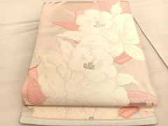 未使用 夏物 絽の染め小紋（斜め格子に花文）裄64,5 正絹美品 - メルカリ