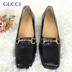 GUCCI　グッチ　パンプス　ローファー　ホースビット　ブラック　サイズ表記34(21cm相当）
