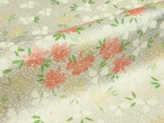 平和屋着物■上質な小紋　小花文　暈し染め　三越扱い　正絹　逸品　DAAR7317we