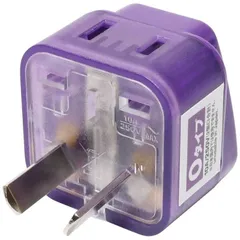 【 新品 未開封 】 ナカバヤシ 海外用変換プラグ 2個口 Oタイプ MBA-WO 未使用 送料無料