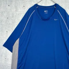 1531 US古着 NIKE ナイキ Tシャツ 2XL 青 NIKE-FIT
