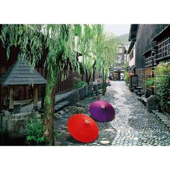 エポック社 500ピース ジグソーパズル 日本風景 水郷の町 郡上八幡ー岐阜 (38×53cm) 05-120s のり付き ヘラ付き 点数券付き EPOCH