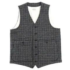 ハリスツイード　ベストL  美品 Amazon | [NEVEREND] ハリスツイード ベスト HarrisTweed 秋冬