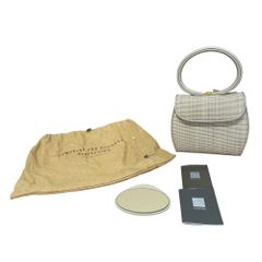 ◆未使用品◆COMTESSE コンテス プリンセス ホースヘア ハンドバッグ ベージュ 保存袋・ギャランティカード付 kyX16397N