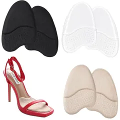 足裏保護パッド 中敷 前ズレ防止 ゆるい ハイヒールインソール 靴の 中敷き サイズ なんしつシリカゲル 調整 6枚 衝撃吸収 3色 圧力分散 インソール 弾力性 つま先 爪先 SOYANGNEK インソール