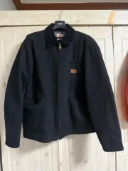 Carharttデトロイトジャケット J01BLK USA製 carhartt デトロイト ジャケット J01 黒 フェード