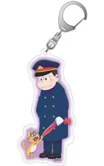 【中古】キーホルダー・マスコット(キャラクター) 一松(電車柄) アクリルキーホルダー 「おそ松さん」