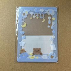 推し活　マルチクリアカード　アピコレ　apicolle ブルー　トレカケース
