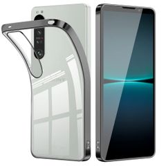 【即日発送】SOG06 IV IV 1 1 Xperia Xperia ストラップホール付き メッキ加工 カバー（ブラック） 黒 黄変防止 擦り傷防止 スリム シリコン 薄型 耐衝撃 TPU 透明 クリア カバー SO-51C ケース