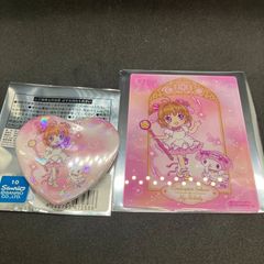 新品 カードキャプターさくら×サンリオ キティ ホログラム ハート缶