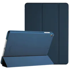 ProCase iPad Mini 5 ケース オートスリープ/ウェイク機能 三つ折りスタンド スマート 超スリム フォリオ保護ケース 半透明フロスト バックカバー 対応端末：Apple iPad Mini 第5世代 2019発売 7.9 (A2133 A2