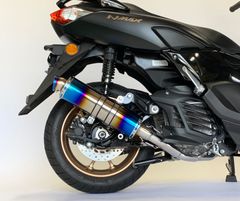 購入後2ヶ月】WR's ショートオーバルマフラー JC92 グロム GROM