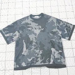 ◇ ⊂ MONO-MART モノマート カジュアル 半袖 サマーニット サイズL ブラック系 メンズ E  【1508260031523】