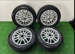 【管理番号244-77】 HAWNER DESIGN W07 16×7J インセット40 PCD120-5H 205/55R16 ブリジストン スタッドレス BMW セダン等