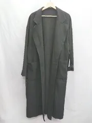 ◇ ⊇◎ ●未使用● classicalelf クラシカルエルフ 裏地なし 長袖 ロングコート サイズXL ブラック レディース E  【1412260002493】