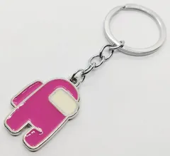 アモングアス　アマガス　マゼンダ　レッド　人狼　キーリング　キーホルダー　アメリカン雑貨