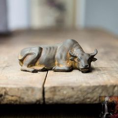特級呪物】巻角の羊像 金運循環を生む守護像 開運 金運 財運 貯蓄 富