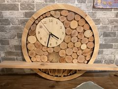 葉山ガーデン　葉山家具　木の一枚板　振り子時計　 無垢 葉山ガーデン 葉山家具 木の一枚板 振り子時計 無垢 - メルカリ