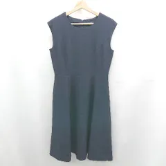 ◇ Θ a.v.v シンプル系 ノースリーブ 膝丈 ワンピース サイズ表記なし ネイビー系 レディース E  【1507080012569】