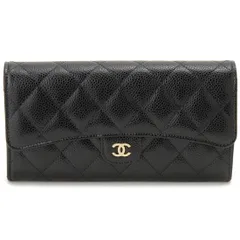 CHANEL シャネル 長財布 レディース ブラック AP0241 Y01864 C3906 マトラッセ クラシック