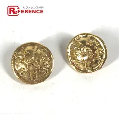 CHANEL シャネル イヤリング CC ココマーク ロゴ ラウンド メタル