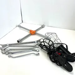 【N240109-2】　RigTOOL クロスレンチ / TOP メガネレンチ５本 / フジマック Jランプ ３点セット