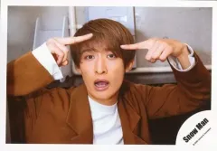 【中古】生写真(ジャニーズ) Snow Man/向井康二/横型・バストアップ/「SixTONES Snow Man 1st Anniversary」グッズオフショット/公式生写真