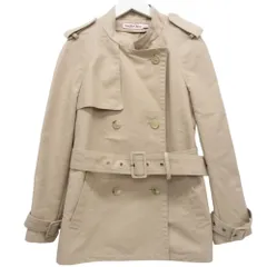 良品 See By Chloe シーバイクロエ ショート トレンチコート I38 ベージュ レディース 古着 中古 USED