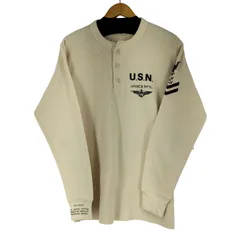 アヴィレックス AVIREX サーマル L/S ヘンリーネックTシャツ メンズ JPN：L 