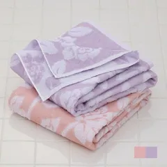 ♪今治産 ローズ柄 フェイスタオル6枚組　今治タオル