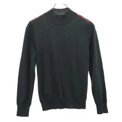 アクアスキュータム 日本製 ウール100％ 長袖 ニット グレー系 Aquascutum セーター レディース 古着 【231110】