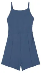 speedo スピード ALL IN ONE GIRL BLニュイ 140 SLG92431 BN | スイムウェア オールインワン水着 キュロットタイプ インナー付 ストレッチ性 UVカット リゾートウエア 水泳 水着 プール 海 リゾート地 子供用 キッズ