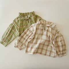 ｹﾘｰﾁｪｯｸﾌﾞﾗｳｽ Kelly Check Blouse