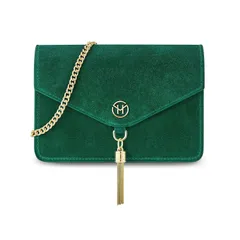 [VICTORIA HYDE] ショルダーバッグ レディース 本革  軽量 ウエストバッグ 斜めがけ バッグレザー ハンドバッグ グリーンR1022