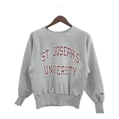2000年代～ Champion チャンピオン リバースウィーブ ST.JOSEPH'S スウェット トレーナー カレッジ グレー (メンズ SMALL) 中古 古着 p5791