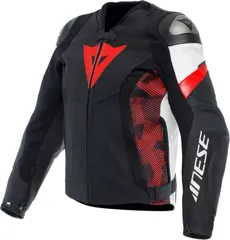 Dainese / ダイネーゼ AVRO 5 レザージャケット ブラック/レッド-LAVA/ホワイト サイズ 58 | 2015300001A77015のサムネイル