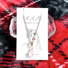 天然石/ローズクォーツネックレス