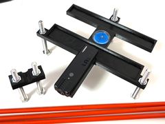 FlightScopeMEVO+2023年用調整式アライメントスタンド 金属ボルト型　アライメントスティック無　レーザポインタ有　 ローンチモニター フライトスコープ　ミーボ　ヘッド測定器