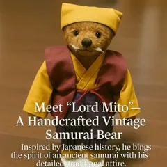 水戸黄門テディベア|Vice Shogun Bear – A Tribute to the Timeless Hero Mito Mitsukuni